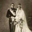 Dalá Ruvdnaprinsa Olav ja Prinseassa Märtha náitaleigga 21.3.1929 (Govva: E. Rude, Gonagasla&#154; hoavva vuorká)